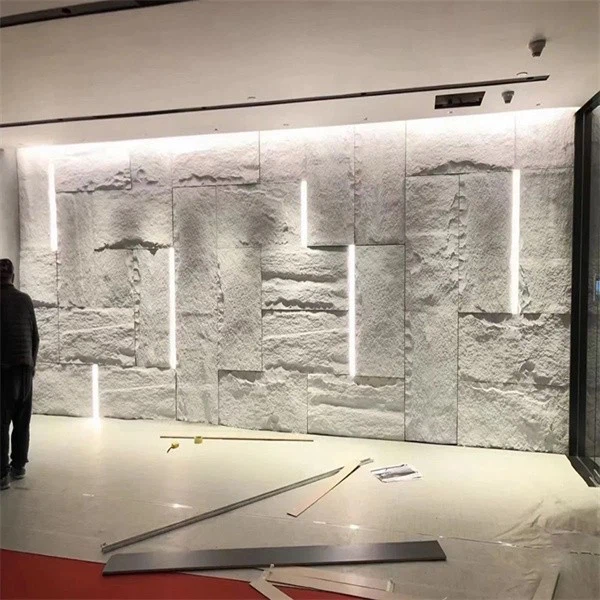 Cream Beige Faux Marble Texture Seamless Interior Wall Panel